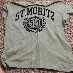 Green St. Moritz Graphic T-Shirt